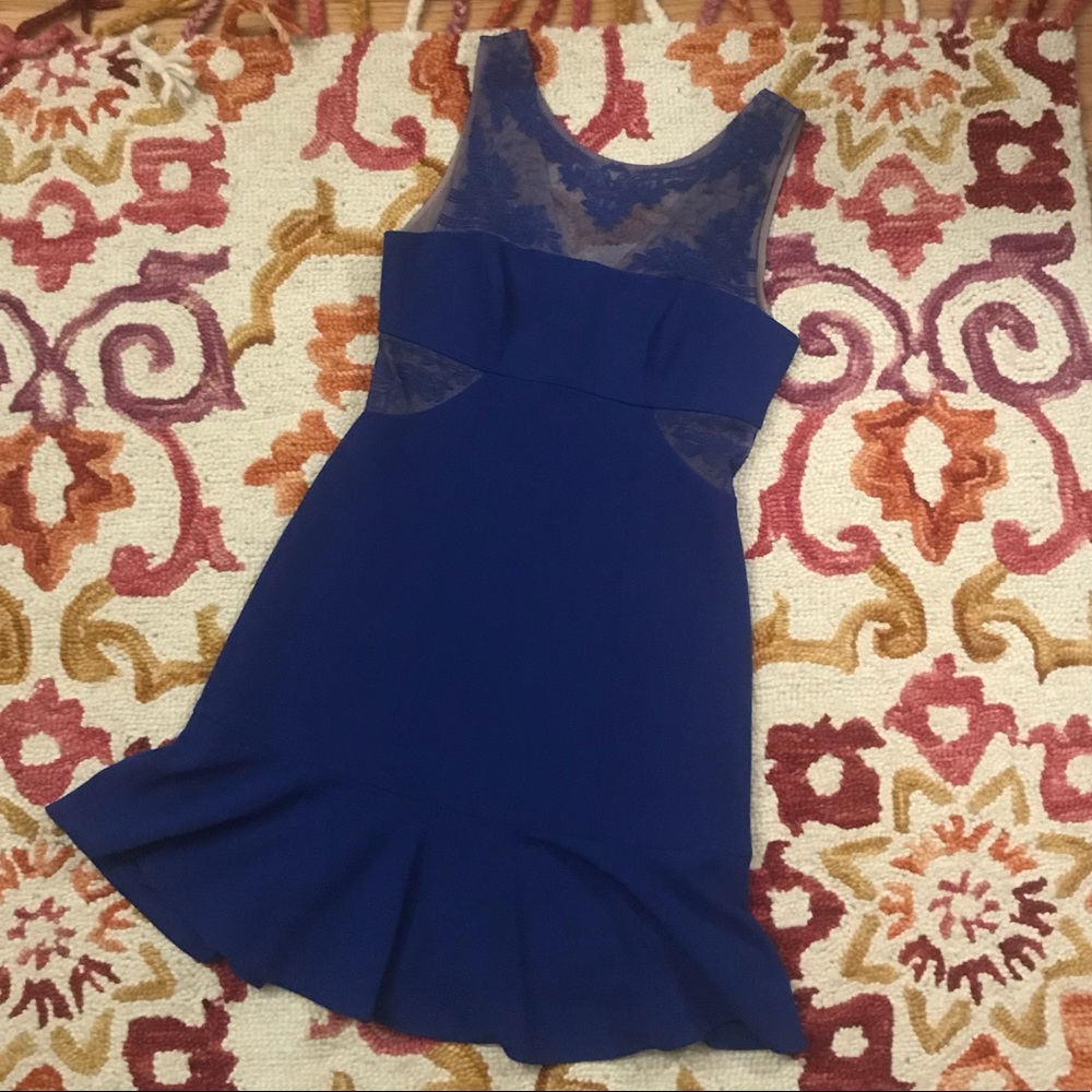 Bcbg maxazria royal blue dress